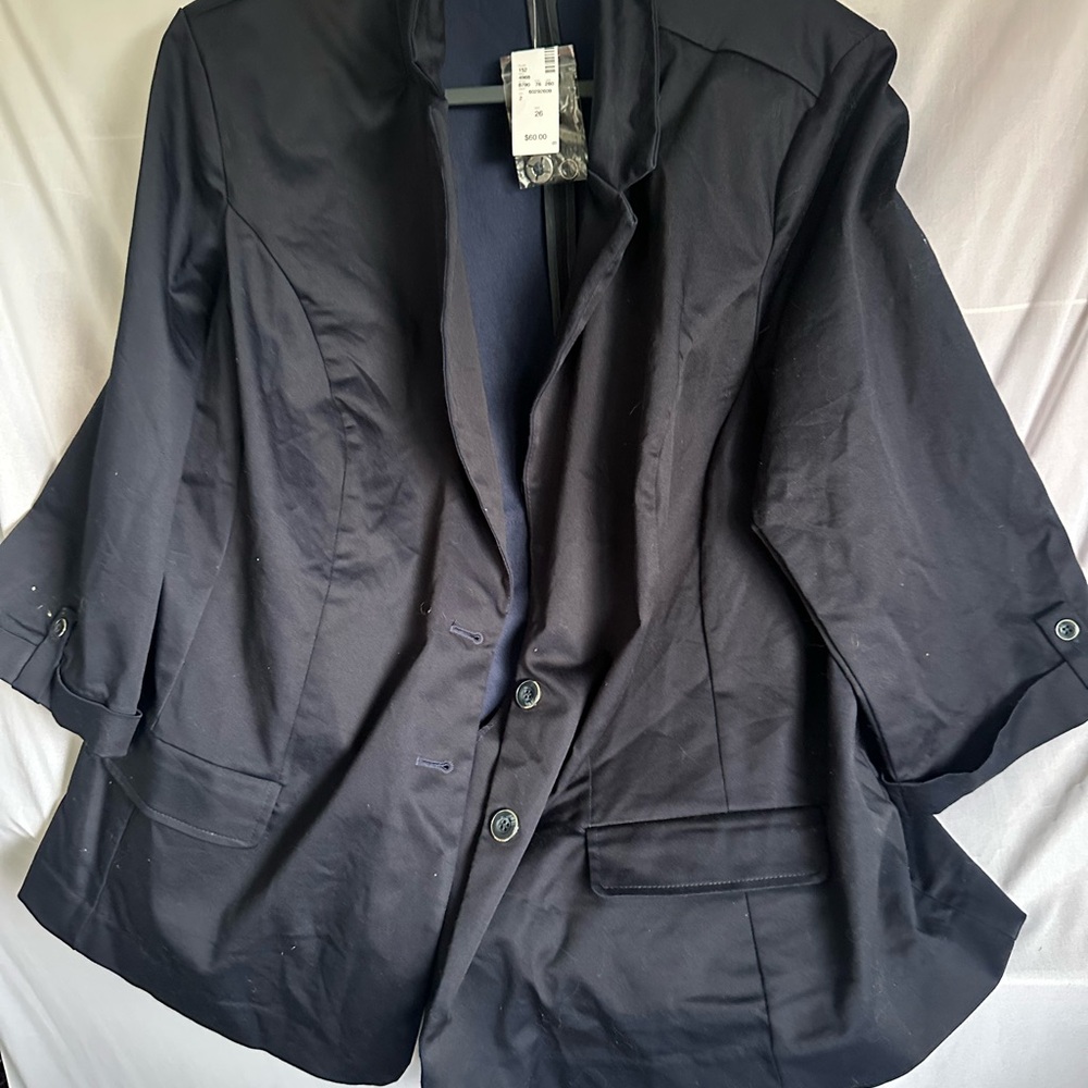 Torrid Stylish Black Blazer and a black Lanebryant shirt for free